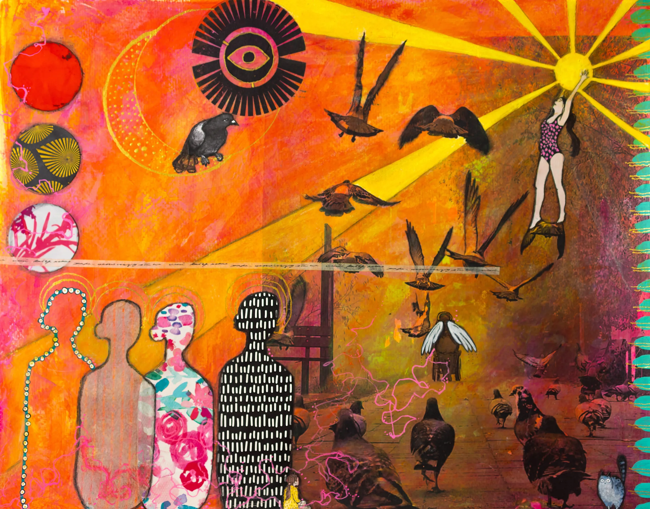 Les 7 portes, collage sacré au cœur des chakras